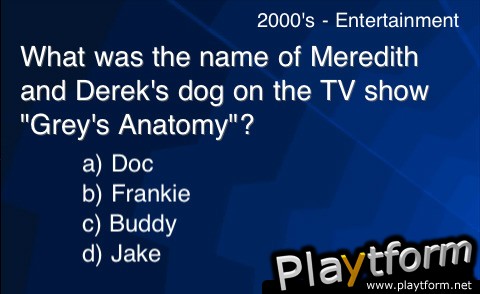 Party Time Trivia - Decades Trivia Game (iPhone/iPod)