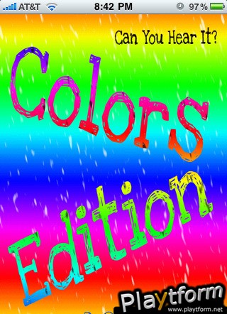 Can You Hear It? Colors Edition (iPhone/iPod)