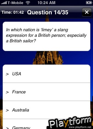 British Quiz (iPhone/iPod)
