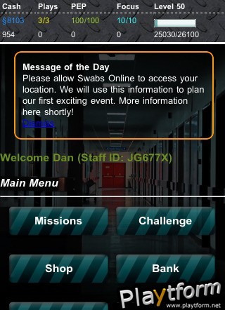 Swabs Online (iPhone/iPod)