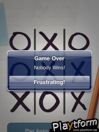 Frustrating Tic Tac Toe (iPhone/iPod)