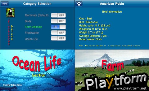 Backyard Zoo iFlashcards Deluxe (iPhone/iPod)