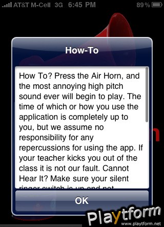 Air Horn (iPhone/iPod)