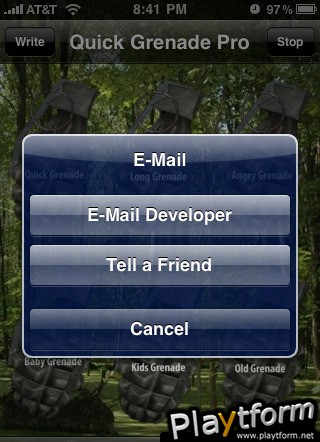 Quick Grenade Pro (iPhone/iPod)