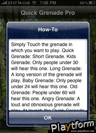 Quick Grenade Pro (iPhone/iPod)