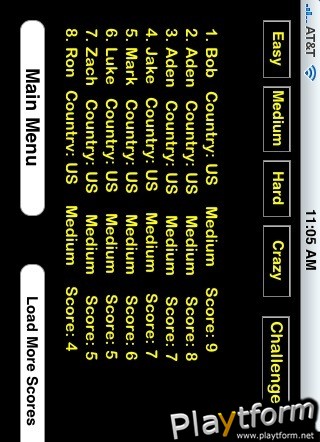 Memory Skills Challenge (iPhone/iPod)