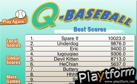 QBaseball - Baseball Home Run Race (iPhone/iPod)