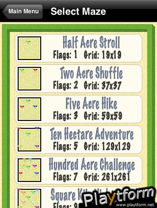 Hedge Maze Deluxe (iPhone/iPod)