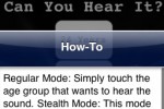 Can You Hear It? Stealth Edition (iPhone/iPod)