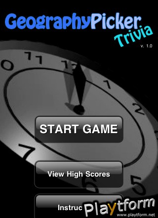 Geography Picker Trivia (iPhone/iPod)