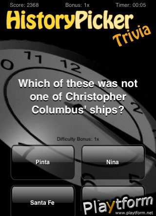 History Picker Trivia (iPhone/iPod)