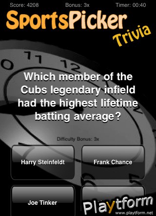 Sports Picker Trivia (iPhone/iPod)