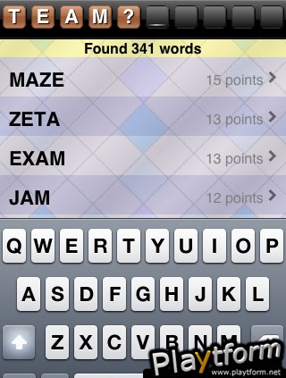 Anagram & Word Lookup (iPhone/iPod)