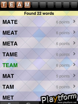 Anagram & Word Lookup (iPhone/iPod)