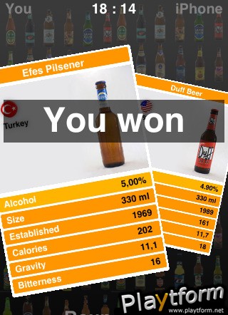 Beer Trumps (iPhone/iPod)
