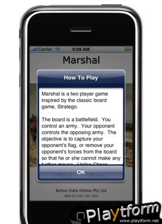 Marshal - Stratego Game (iPhone/iPod)