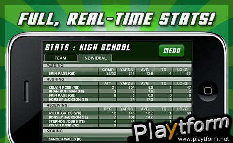 PlayFootball (iPhone/iPod)