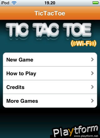 Wi-Fi Tic-Tac-Toe (iPhone/iPod)
