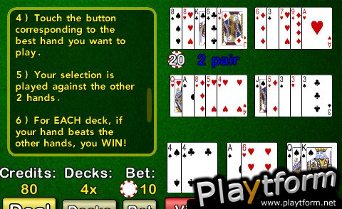 Hold'em Video Poker (iPhone/iPod)