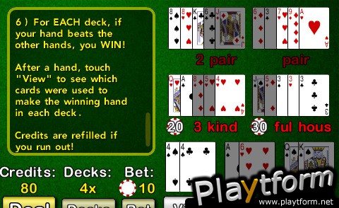 Hold'em Video Poker (iPhone/iPod)