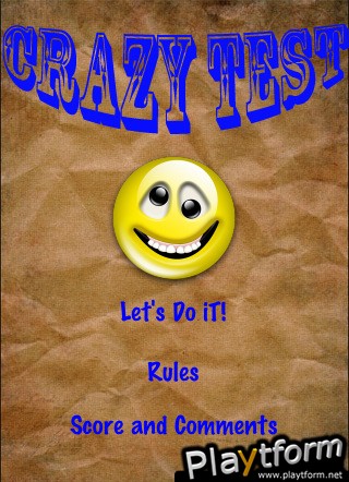 The Crazy Test (iPhone/iPod)