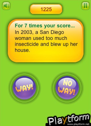 Way No Way: Amazing Facts (iPhone/iPod)