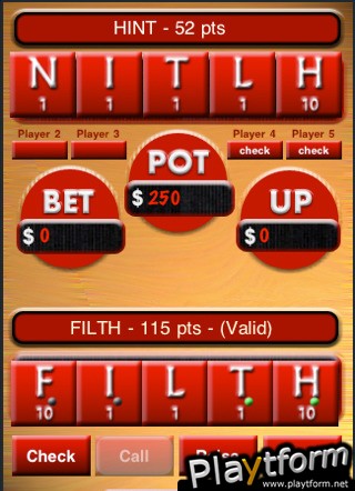 Scrabble Poker (iPhone/iPod)