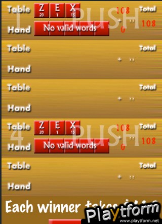 Scrabble Poker (iPhone/iPod)