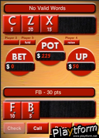 Scrabble Poker (iPhone/iPod)
