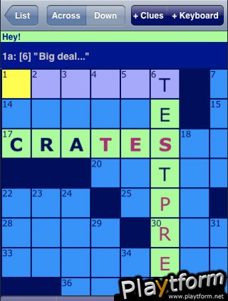 Sunkissed Crosswords - Ink Well 03 (iPhone/iPod)