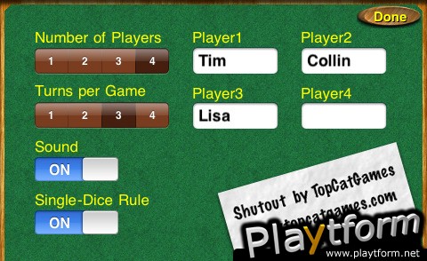Shutout (iPhone/iPod)