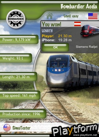 Super Trumps Trains (iPhone/iPod)