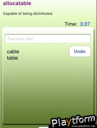 iMakeWords (iPhone/iPod)