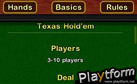 How To - Poker (iPhone/iPod)