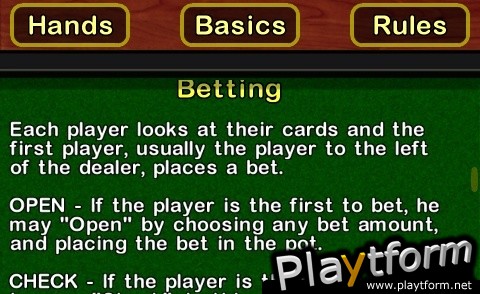 How To - Poker (iPhone/iPod)
