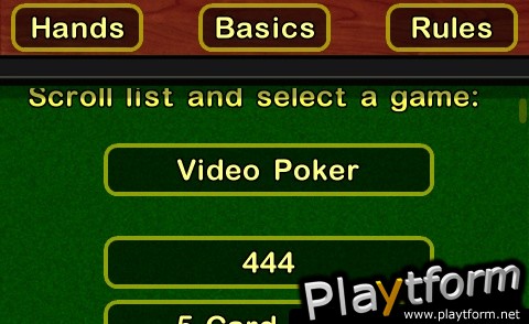 How To - Poker (iPhone/iPod)