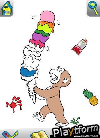 Curious George Coloring Book (iPhone/iPod)