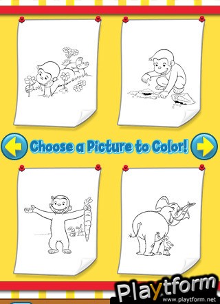 Curious George Coloring Book (iPhone/iPod)
