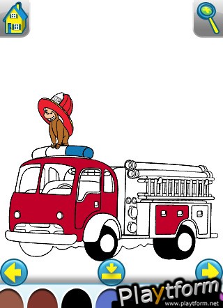 Curious George Coloring Book (iPhone/iPod)