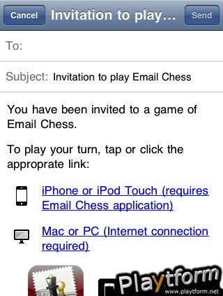 Email Chess (iPhone/iPod)