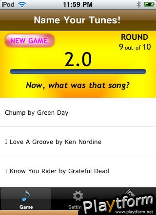 Name Your Tunes (iPhone/iPod)