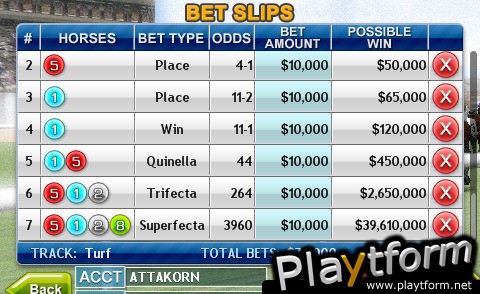 Virtual Horse Racing 3D (iPhone/iPod)