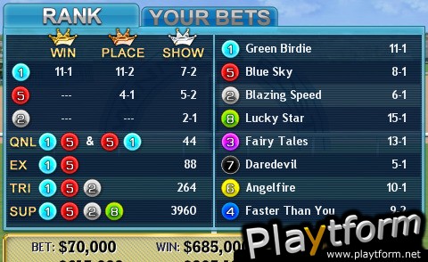 Virtual Horse Racing 3D (iPhone/iPod)