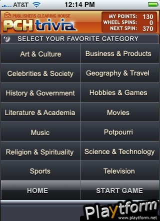 PCH Trivia (iPhone/iPod)