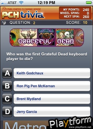 PCH Trivia (iPhone/iPod)