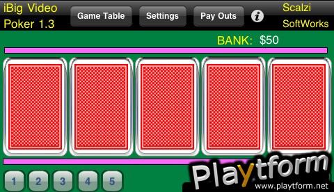 iBig Video Poker (iPhone/iPod)