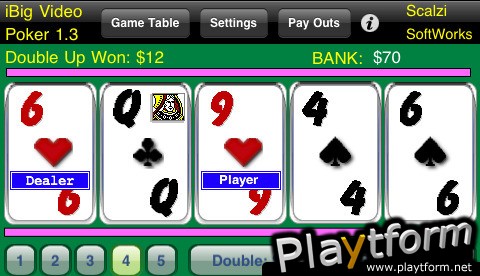 iBig Video Poker (iPhone/iPod)