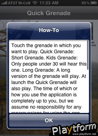 Quick Grenade (iPhone/iPod)