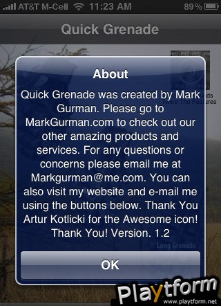 Quick Grenade (iPhone/iPod)