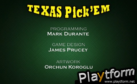 Texas Pick'Em (iPhone/iPod)